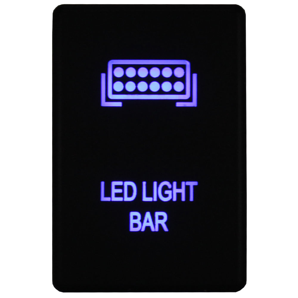 led light bar push switch mazda