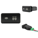 Push Switch suit Toyota Large Horizontal - Green LED - 33 Styles-33