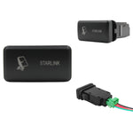 Push Switch suit Toyota Large Horizontal - Red LED - 33 Styles