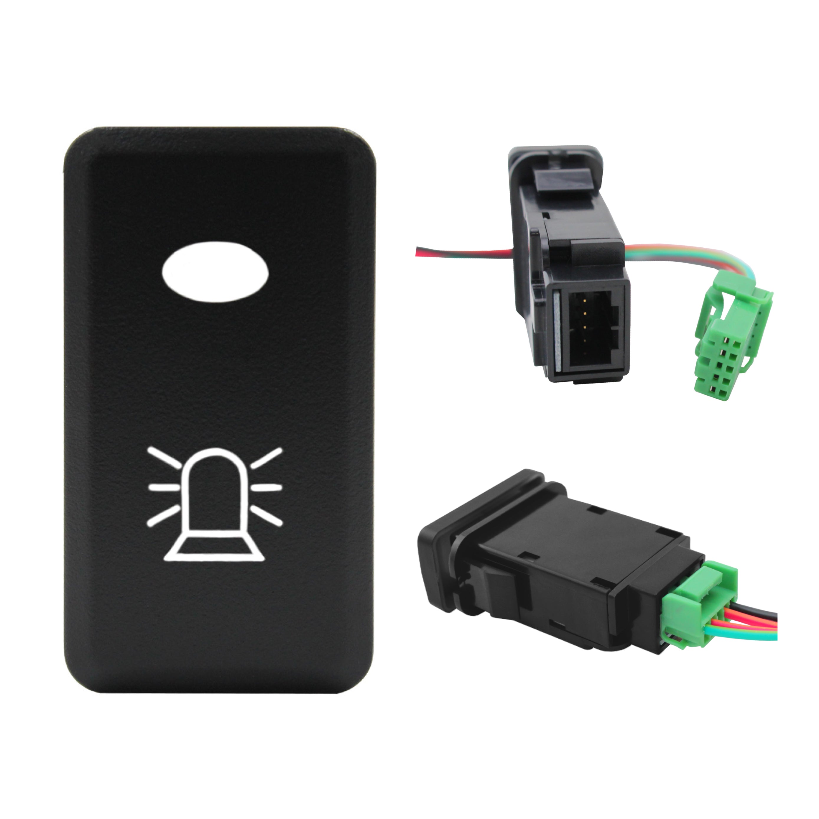 Push Switch suit Toyota Large - Green LED - 50 Styles