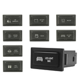 Push Switch suit Toyota Old Horizontal - White LED - 33 Styles