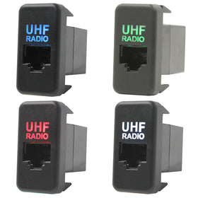 UHF RJ45 Pass Through w/ LED - suit Toyota Large