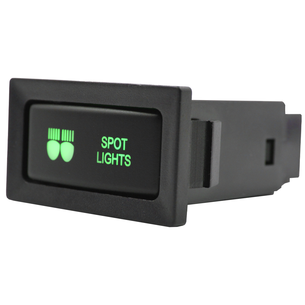 Push Switch suit Toyota Old Horizontal - Green LED - 33 Styles - 0