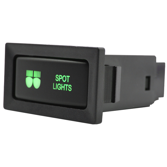 Push Switch suit Toyota Old Horizontal - Green LED - 33 Styles