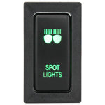 push switch vertical toyota old spot lights 