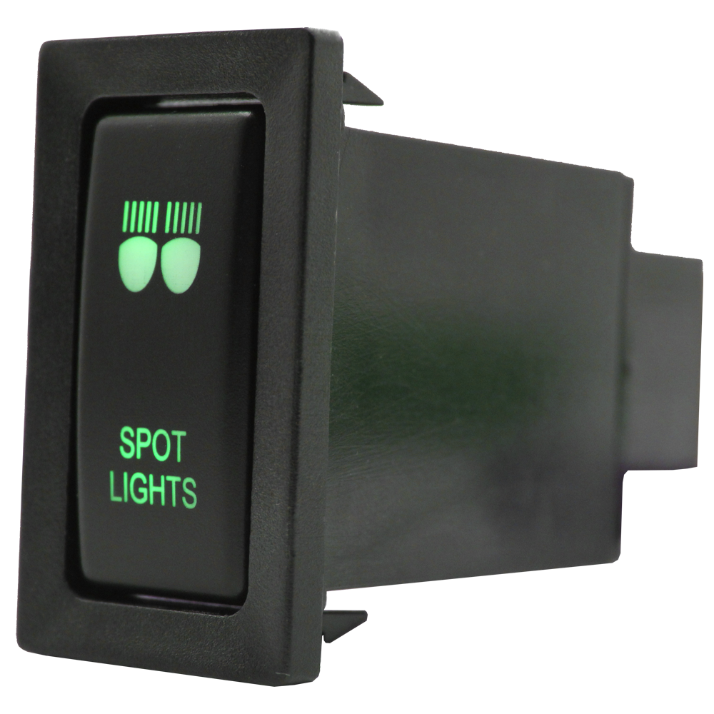 Push Switch suit Toyota Old Vertical - Green LED - 33 Styles - 0
