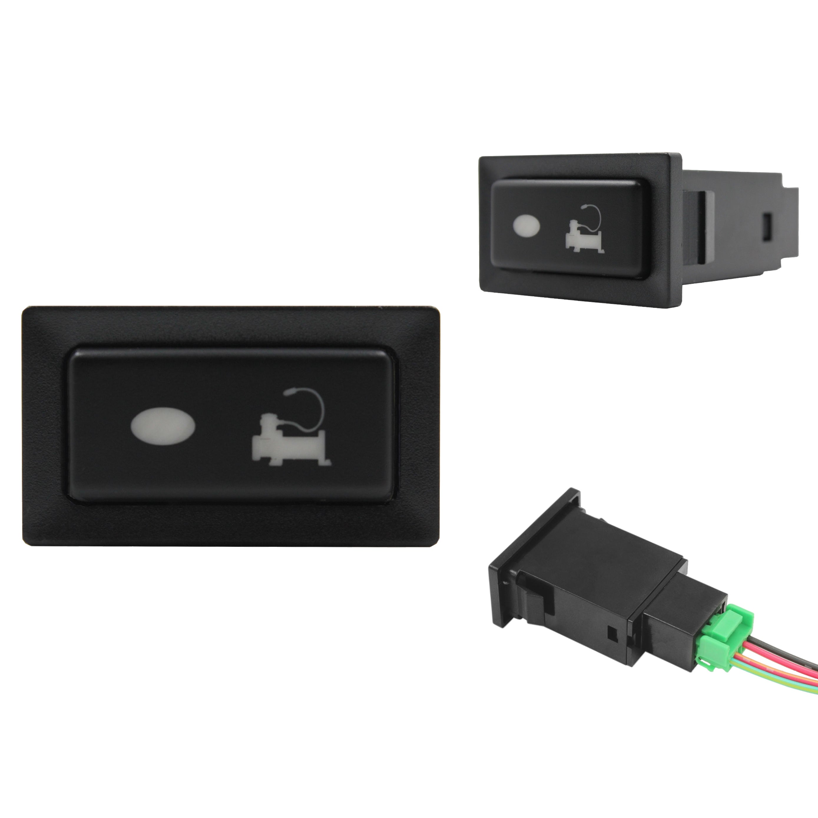 Push Switch suit Toyota Old Horizontal - White LED - 33 Styles