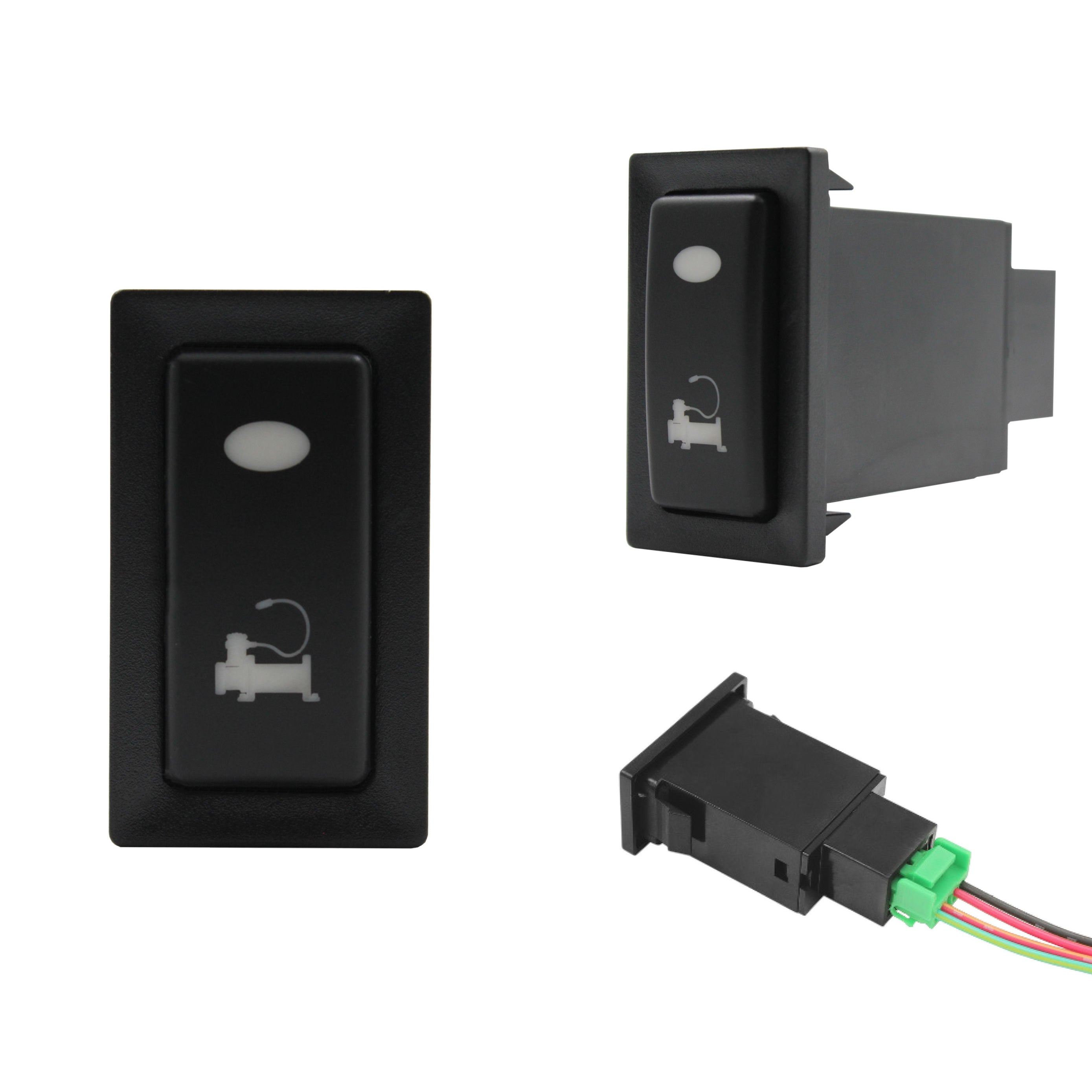 Push Switch suit Toyota Old Vertical - Blue LED - 33 Styles