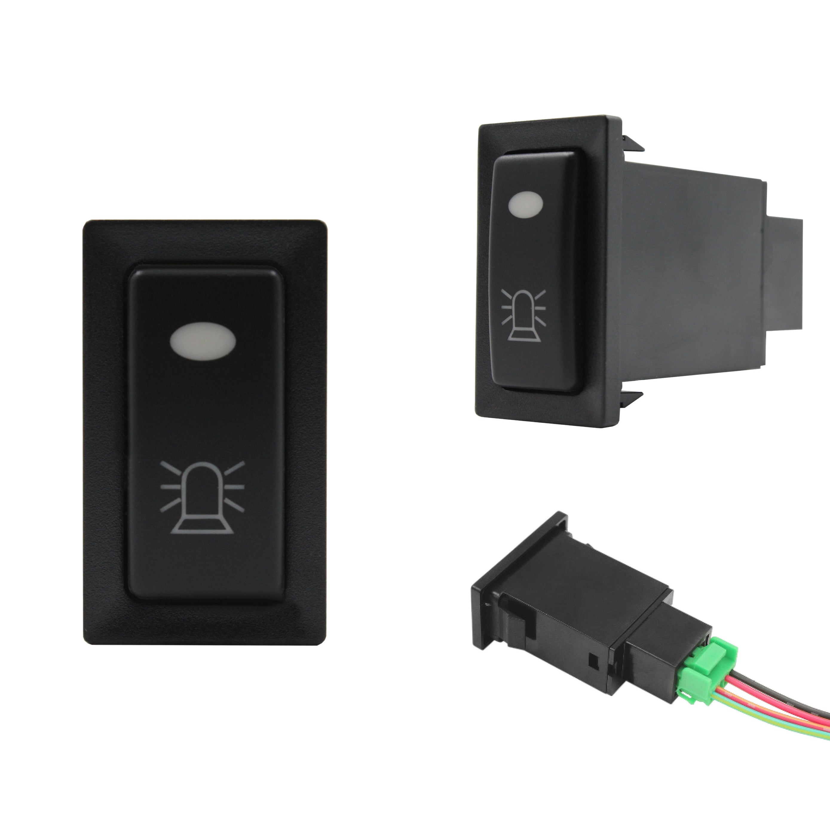 Push Switch suit Toyota Old Vertical - Blue LED - 33 Styles