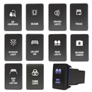 Push Switch suit Mitsubishi Small - Blue-Blue LED - 50 Styles-1