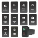 Push Switch suit Mitsubishi Small - Red-Green LED - 50 Styles-1