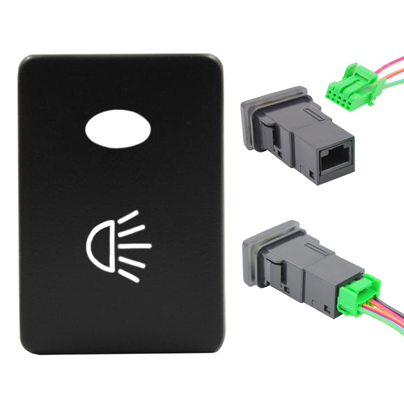 Push Switch suit Toyota Small - Red LED - 50 Styles