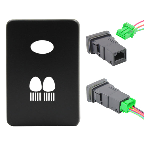 Push Switch suit Toyota Small - Red LED - 50 Styles