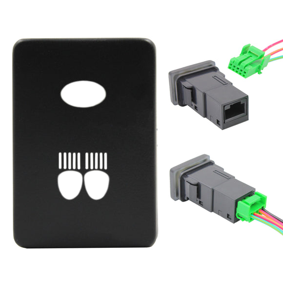 Push Switch suit Toyota Small - Red LED - 50 Styles