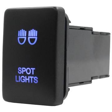 Push Switch suit Toyota Small - Blue LED - 50 Styles