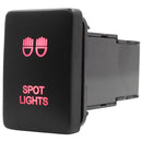 Push Switch suit Toyota Small - Red LED - 50 Styles-2