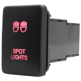 Push Switch suit Toyota Small - Red LED - 50 Styles - 0