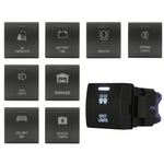 Push Switch suit Toyota Square - White LED - 46 Styles