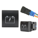 Push Switch suit Toyota Square - White LED - 46 Styles-31