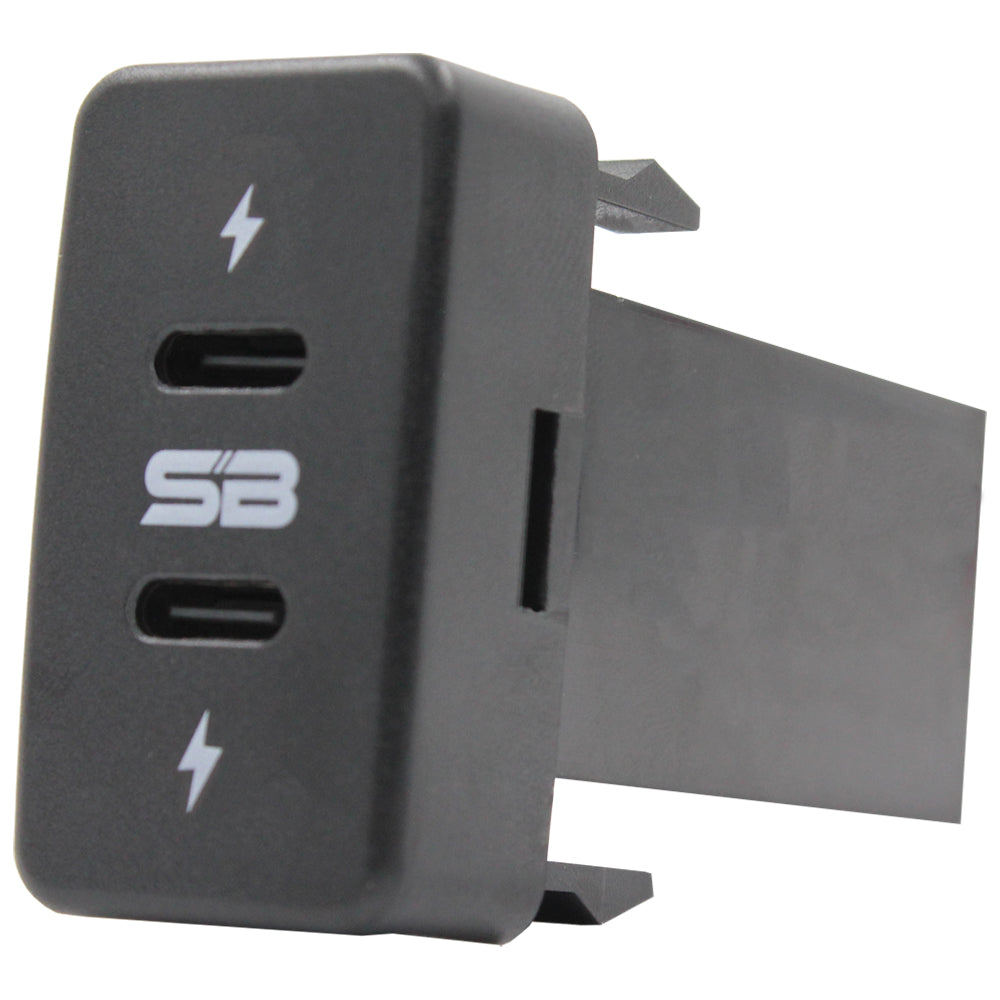 Dual Type-C / USB-C Charger - suit Toyota Large - 0