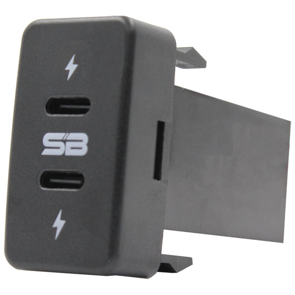 Dual Type-C / USB-C Charger - suit Toyota Large