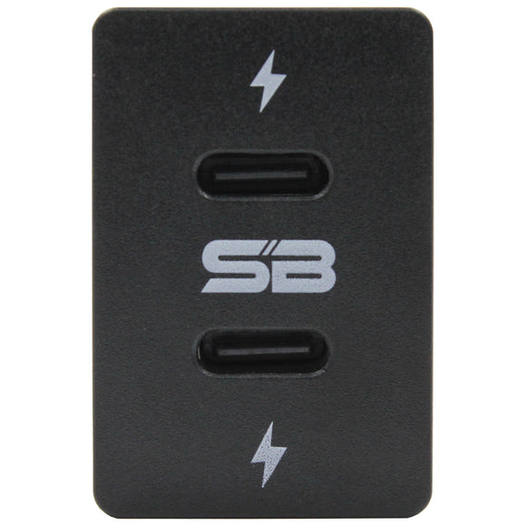 Dual Type-C / USB-C Charger - suit Mitsubishi Small