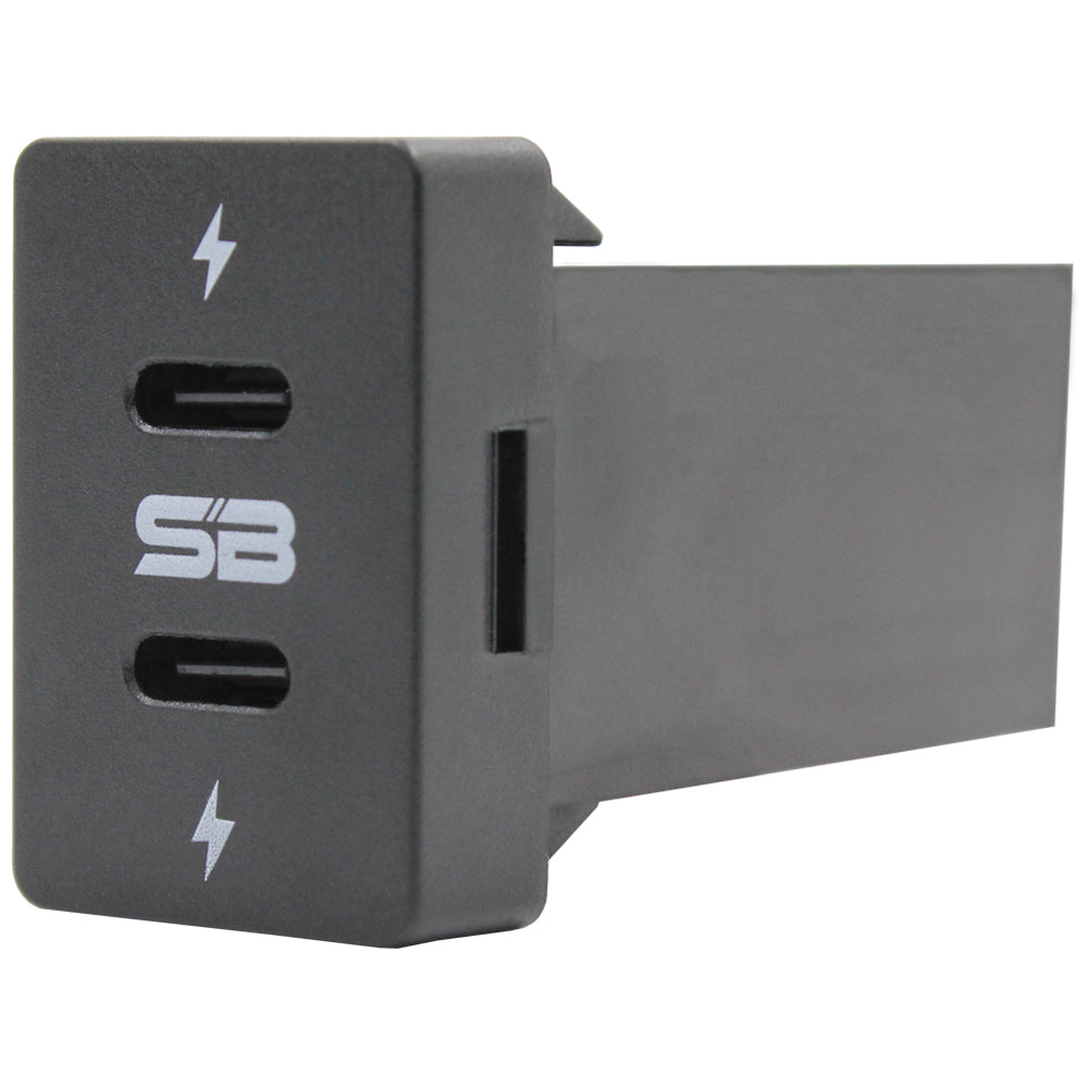 Dual Type-C / USB-C Charger - suit Toyota Small - 0