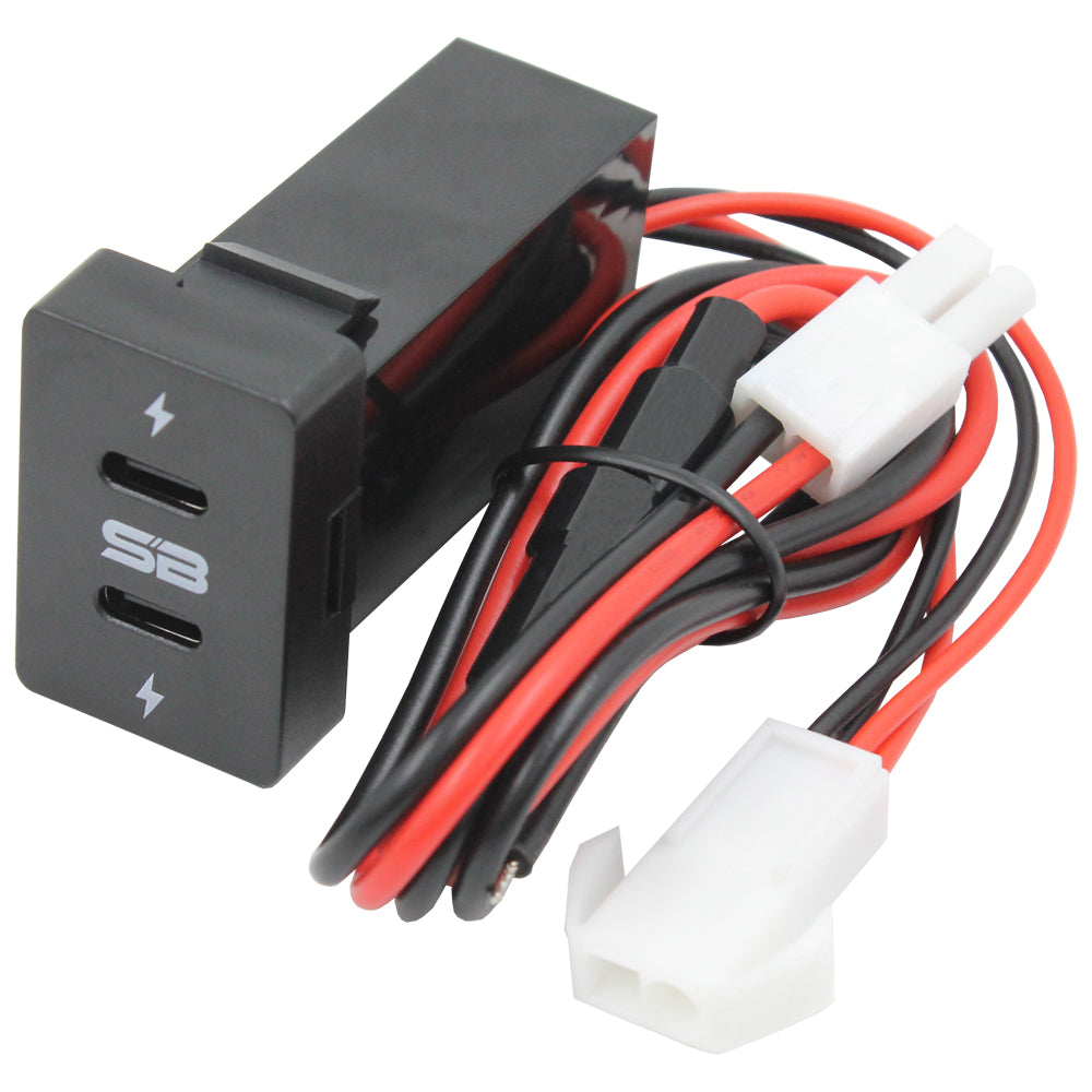 Dual Type-C / USB-C Charger - suit Mitsubishi Small