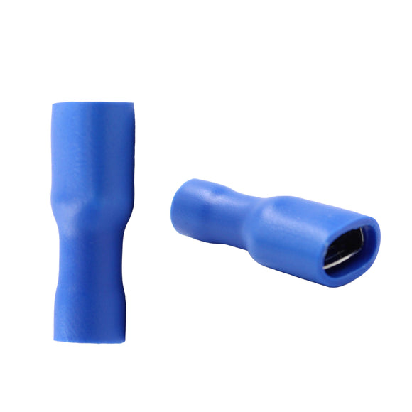 6.3mm Female Spade Terminals Blue