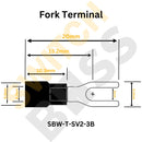 Insulated Fork Spade Crimp Terminal-19