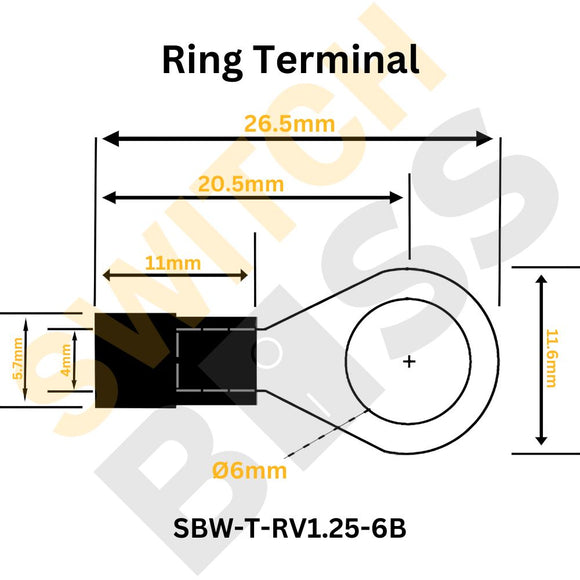 Insulated Ring Crimp Terminal