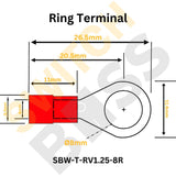Insulated Ring Crimp Terminal