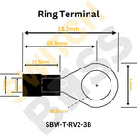 Insulated Ring Crimp Terminal