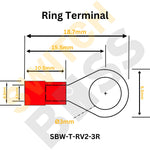 Insulated Ring Crimp Terminal