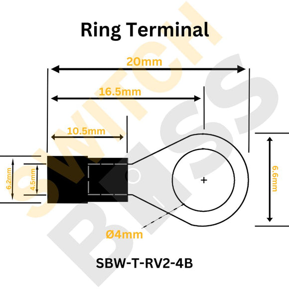 Insulated Ring Crimp Terminal