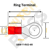 Insulated Ring Crimp Terminal