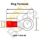 Insulated Ring Crimp Terminal