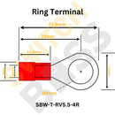 Insulated Ring Crimp Terminal-45