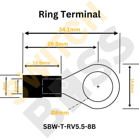 Insulated Ring Crimp Terminal