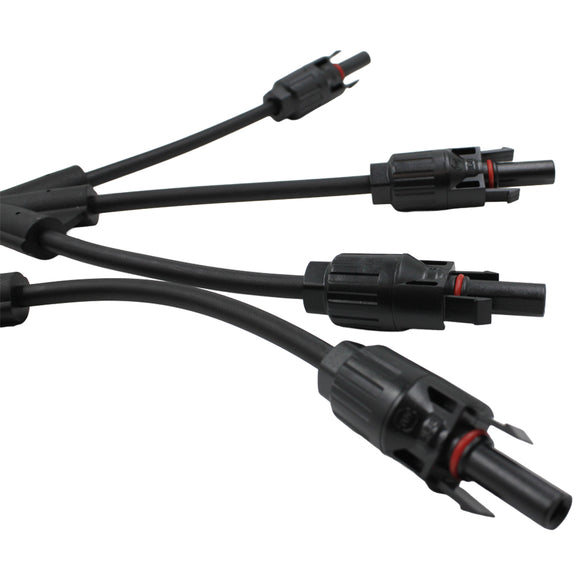 Flexible MC4 cable for parallel wiring