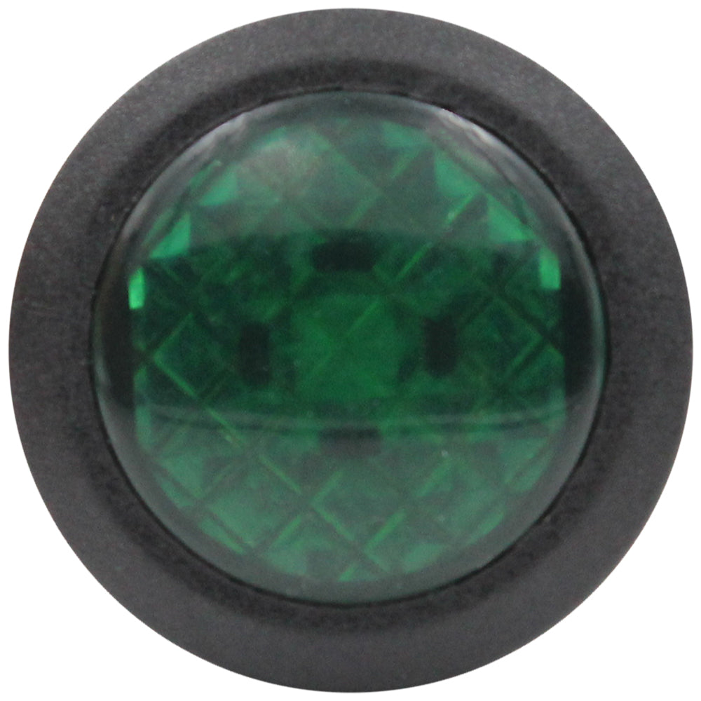 20mm Mini Round Green (12v)