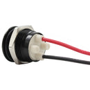 12mm Etched Dash Indicator LED - Black Aluminium-3