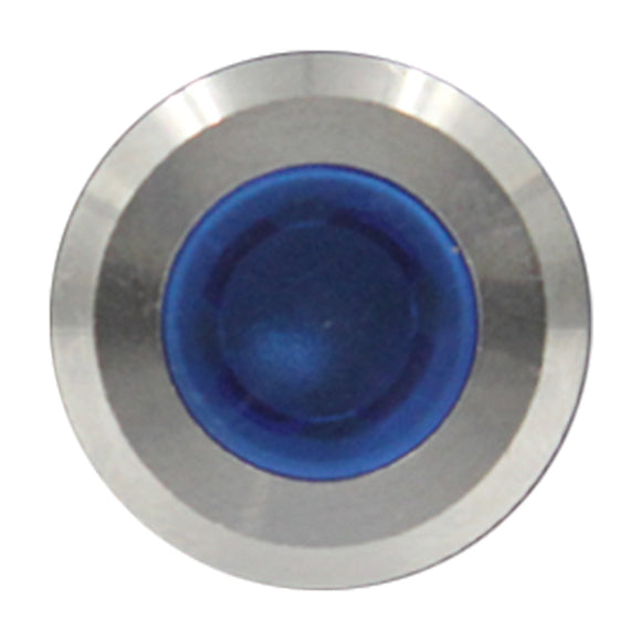 Stainless Steel 12mm Panel Mount LED