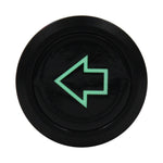 16mm Etched Dash Indicator LED - Black Aluminium