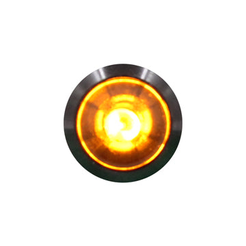 12V 6mm Pilot Indicator LED - Black Aluminium