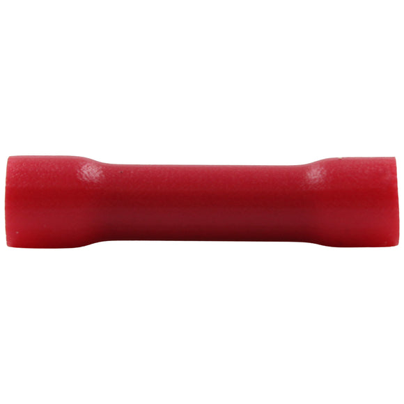Insulated Crimp Butt Red