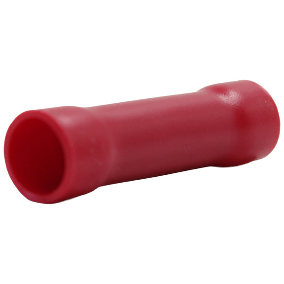 Insulated Crimp Butt Red