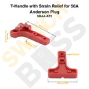 T-Handle with Strain Relief for 50A Anderson Plug-11