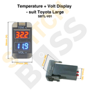 Temperature + Volt Display - suit Toyota Large-7