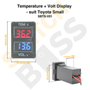 Temperature + Volt Display - suit Toyota Small-7